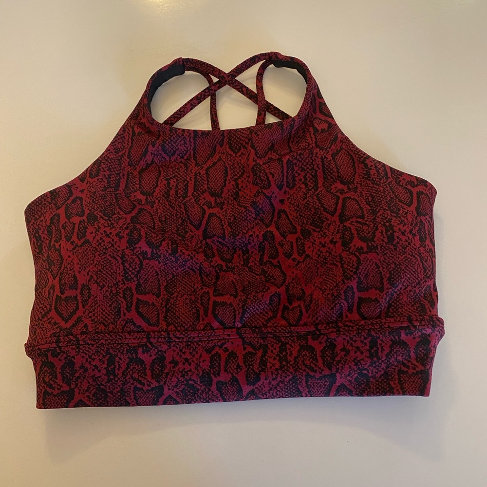 BuffBunny Evolve Jacquard Sports Bra Vampira Reptilia